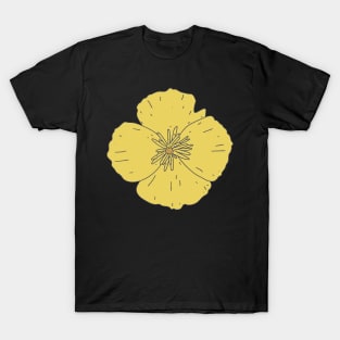 Golden Poppy - California State Flower - Florist Shop T-Shirt